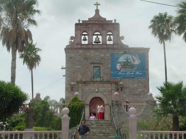 Vista del santuario antiguo